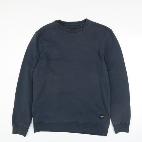 Only & Sons Men’s Blue Crew Neck Pullover Sweatshirt Size S