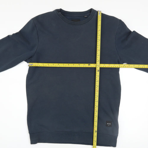 Only & Sons Men’s Blue Crew Neck Pullover Sweatshirt Size S