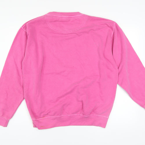 River Island Womens Pink Red Rock Canyon Pullover Sweatshirt S