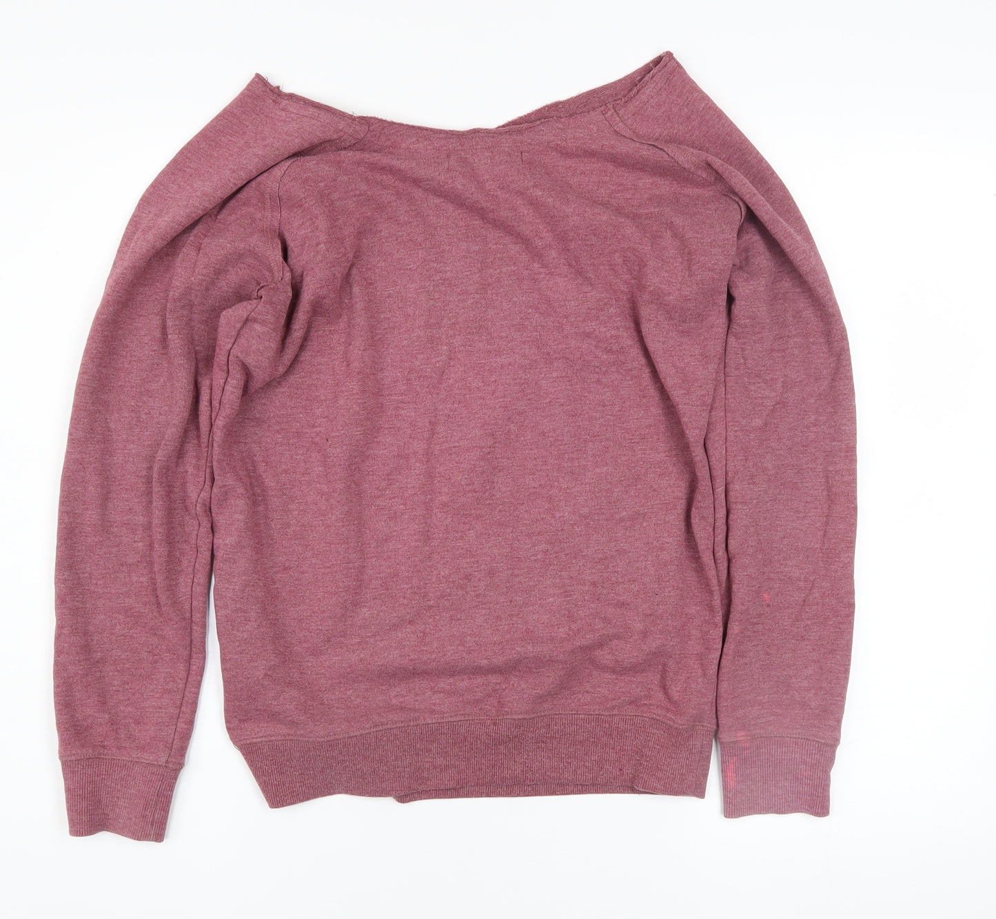 Blonde + Blonde Womens Purple Sweatshirt Size 10 Cotton Blend Bird Print