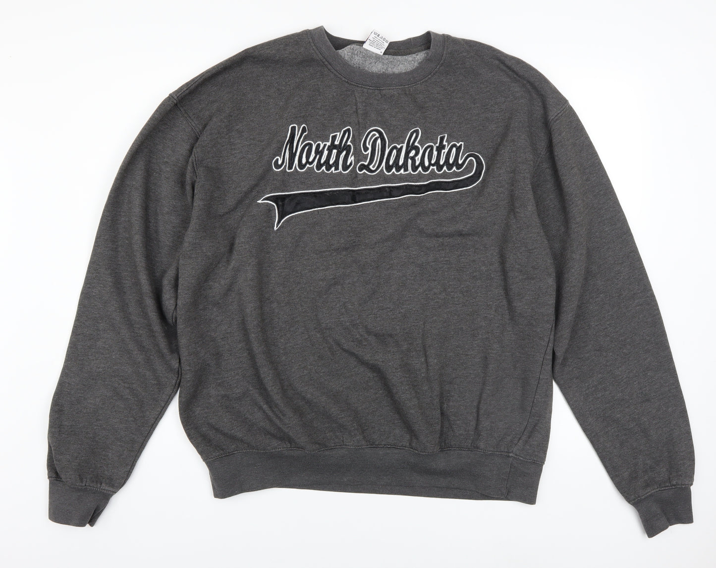 Dimco Apparel Men's Grey 2XL Pullover Crew Neck North Dakota Sweatshirt