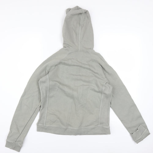 Papaya Womens Grey Full Zip Hoodie Size 14 Cotton Casualwear