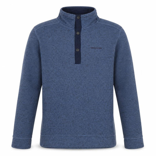Craghoppers Men's Blue Henley Fleece Sweatshirt Size S