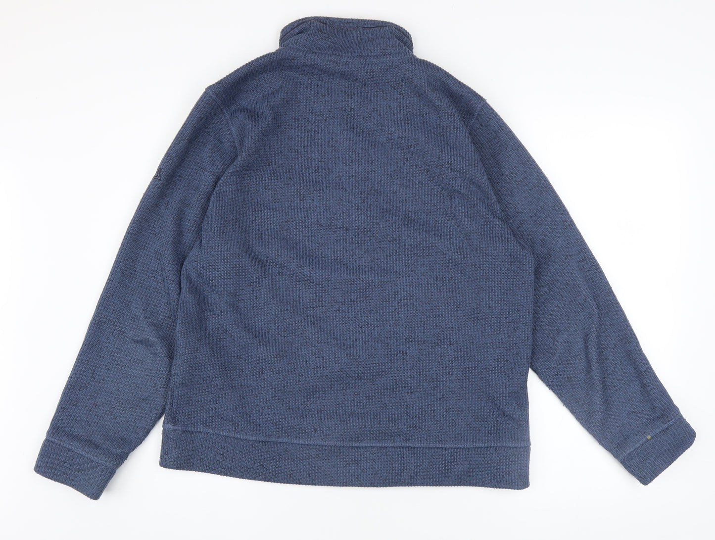 Craghoppers Men's Blue Henley Fleece Sweatshirt Size S