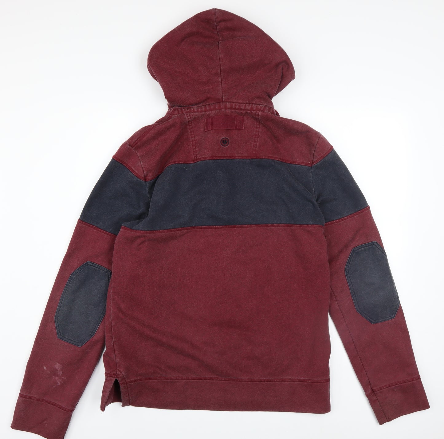 FatFace Men's Red Pullover Hoodie Size S Cotton Blend Logo 88