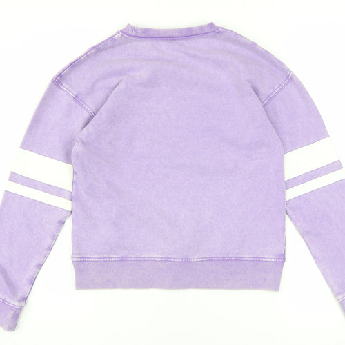 Nutmeg Girls Purple Miami Florida USA Pullover Sweatshirt 11-12 Years