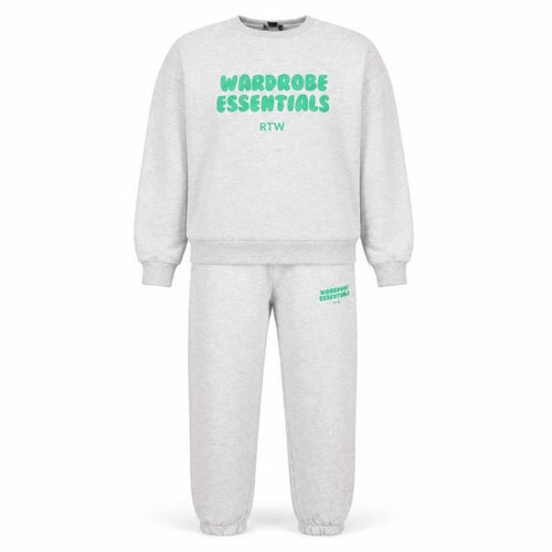 Boohoo Women Grey XS Fleece Tracksuit Set Wardrobe Essentials