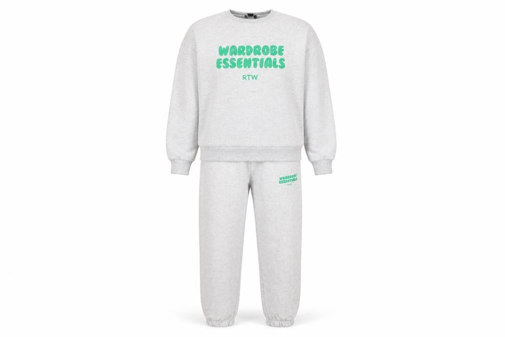 Boohoo Women Grey XS Fleece Tracksuit Set Wardrobe Essentials