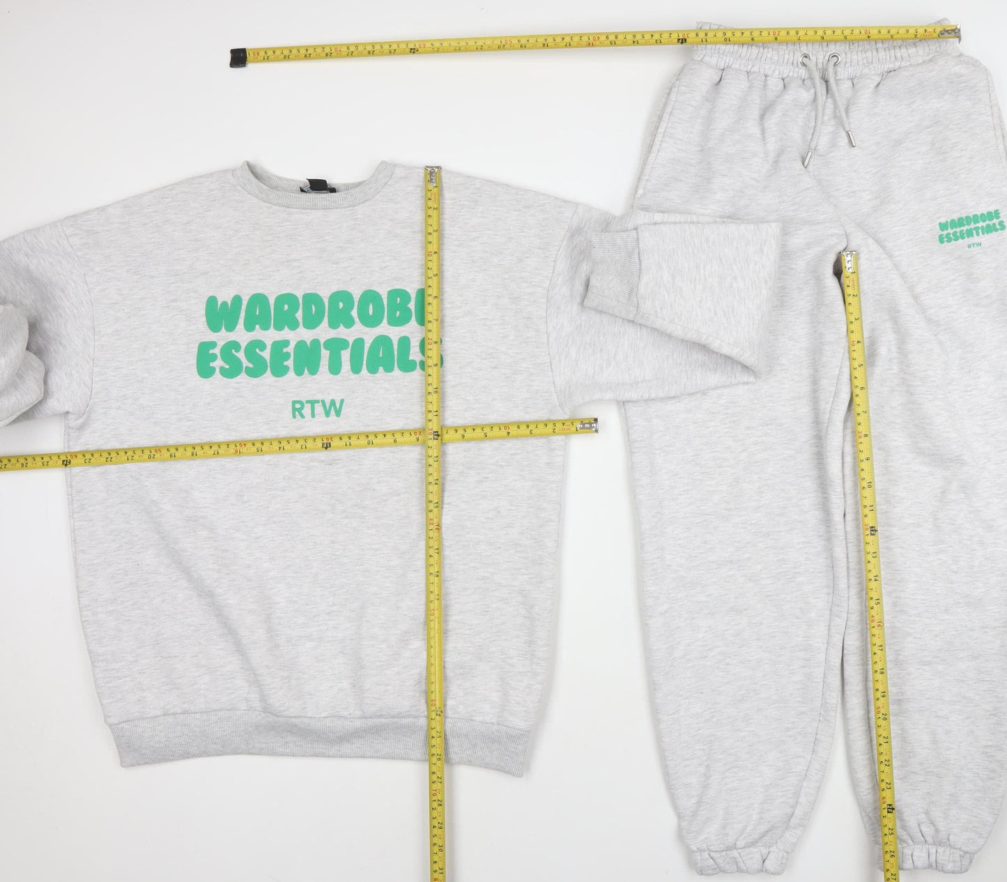 Boohoo Women Grey XS Fleece Tracksuit Set Wardrobe Essentials