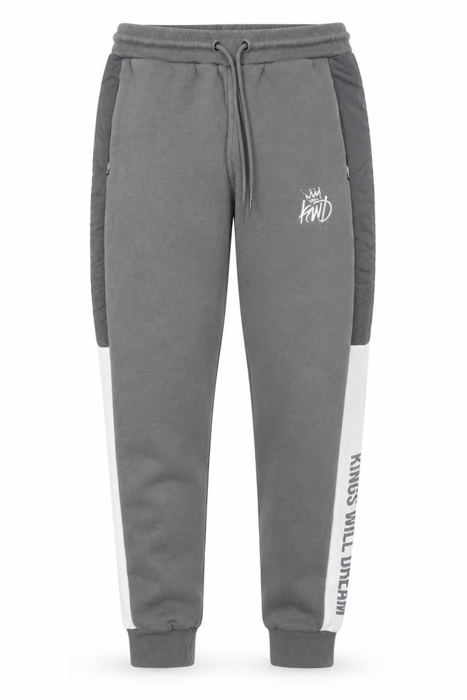 Kings Will Dream Boys Grey Jogger Sweatpants 12-13 Years Elastic Waist