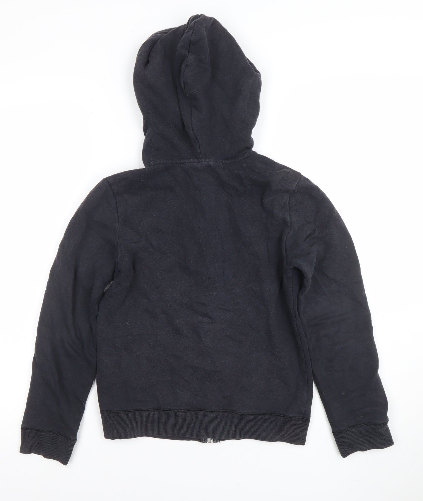 Under Armour Boys Black Full Zip Hoodie YMD Medium Cotton Blend