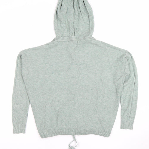 Next Women Green Size 10 Hooded Pullover Jumper