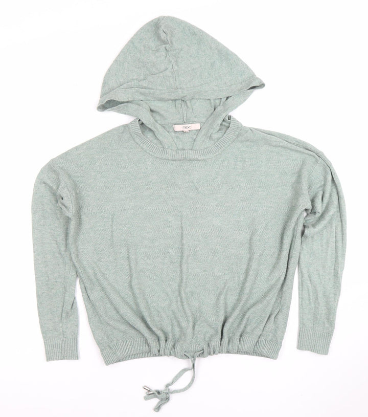 Next Women Green Size 10 Hooded Pullover Jumper