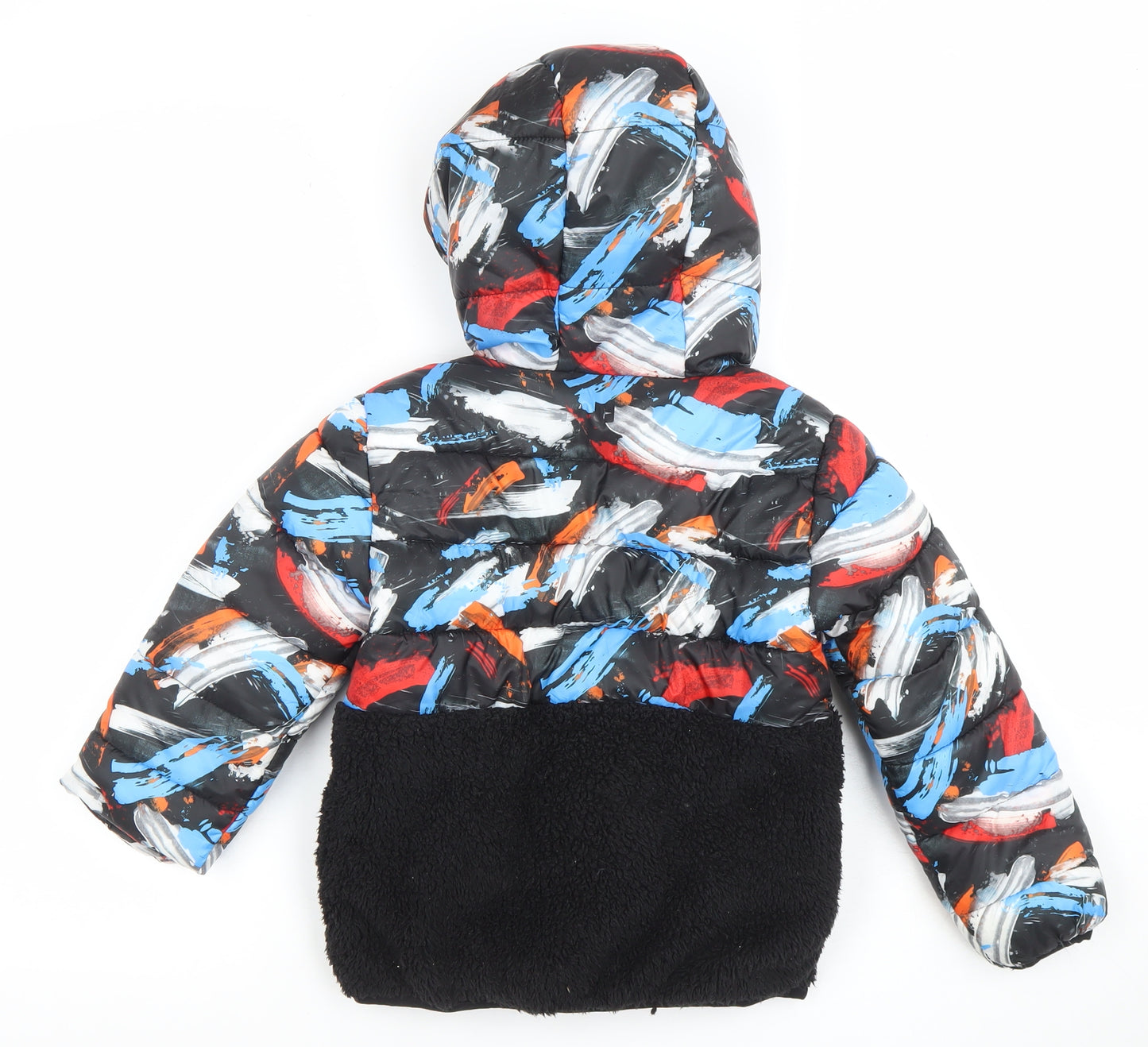 Mountain Warehouse Boys Multicoloured 5-6 Years Hooded Puffer Jacket