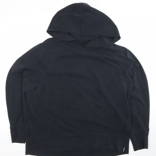 Superdry Women's Black Size 12 Pullover Hoodie Sweatshirt