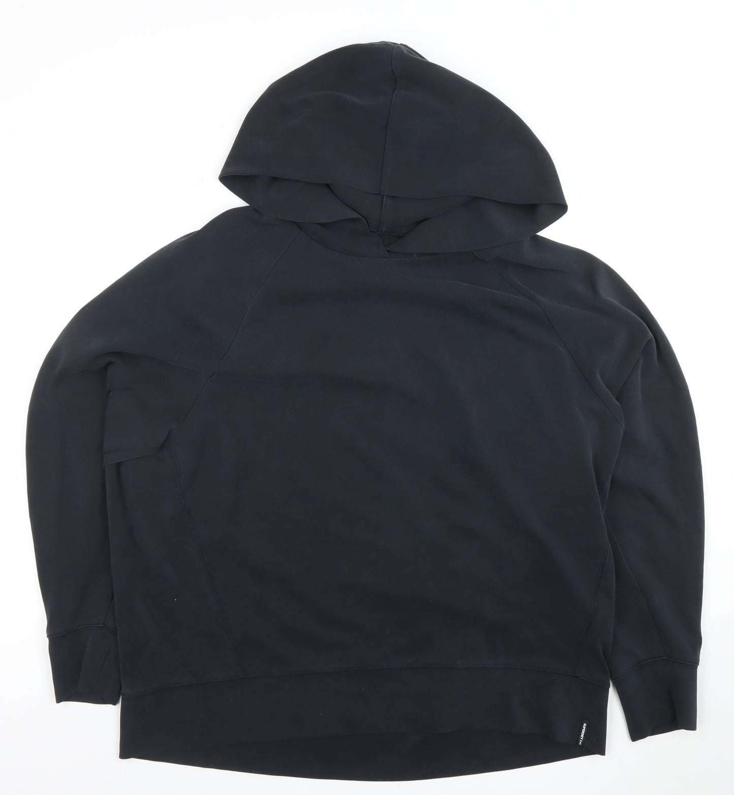 Superdry Women's Black Size 12 Pullover Hoodie Sweatshirt