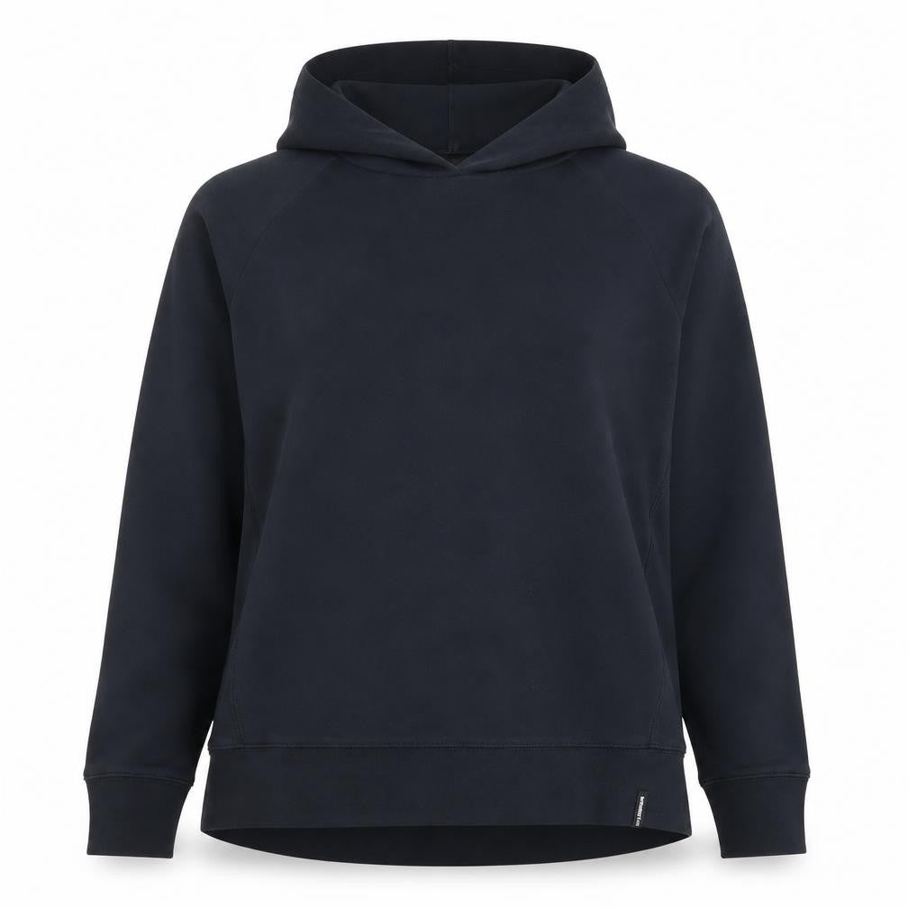 Front view of Superdry Women's Black, size 12, Pullover Hoodie Sweatshirt