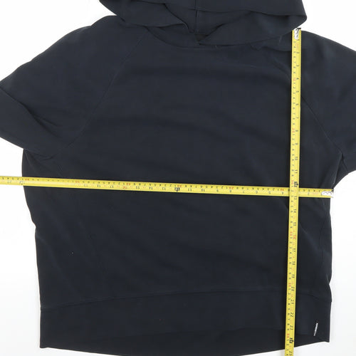 Superdry Women's Black Size 12 Pullover Hoodie Sweatshirt