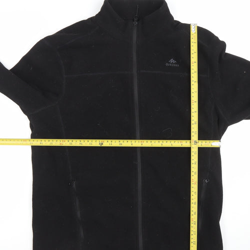 Decathlon Quechua Women's Black Fleece Full Zip Jacket Size M