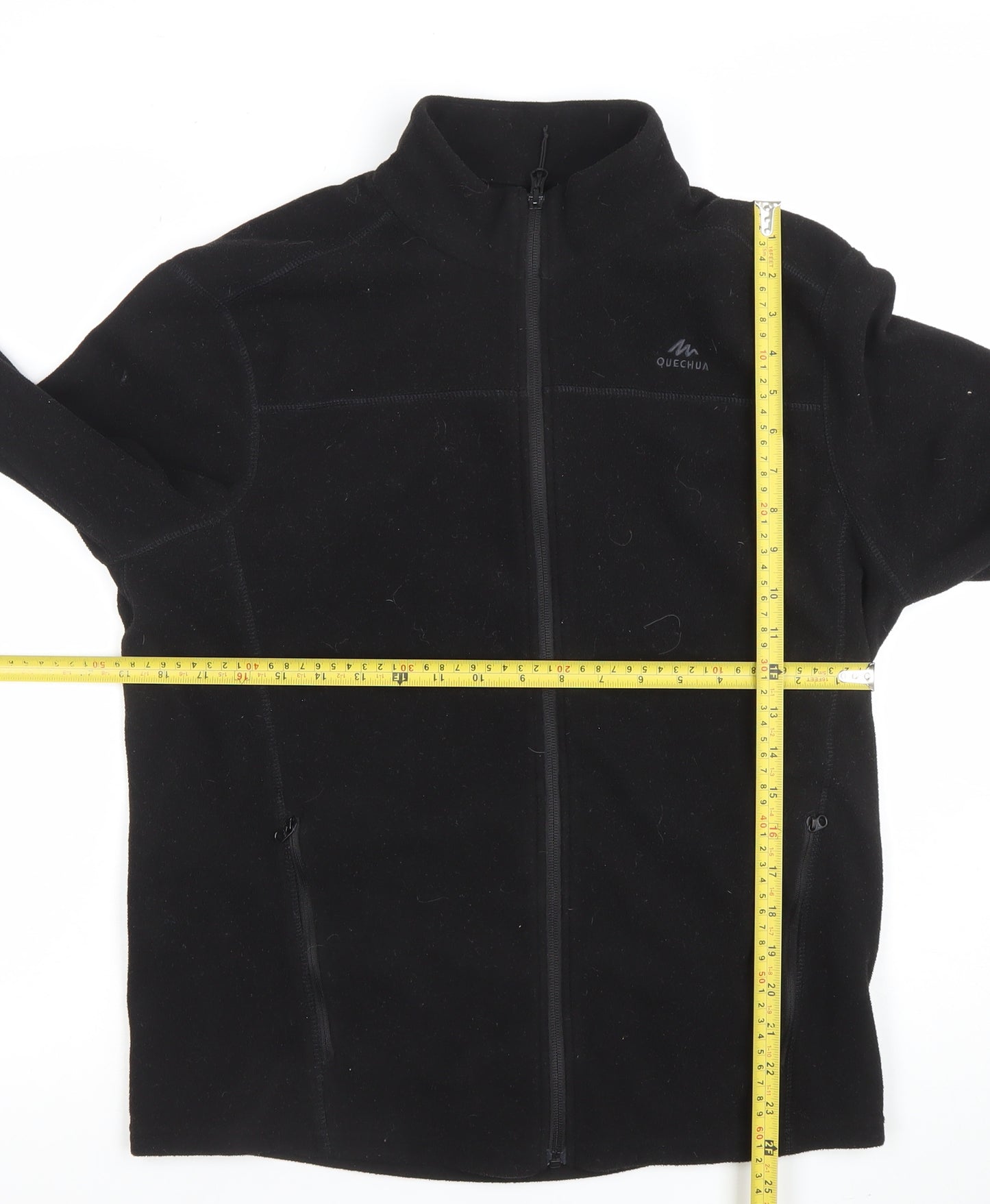 Decathlon Quechua Women's Black Fleece Full Zip Jacket Size M