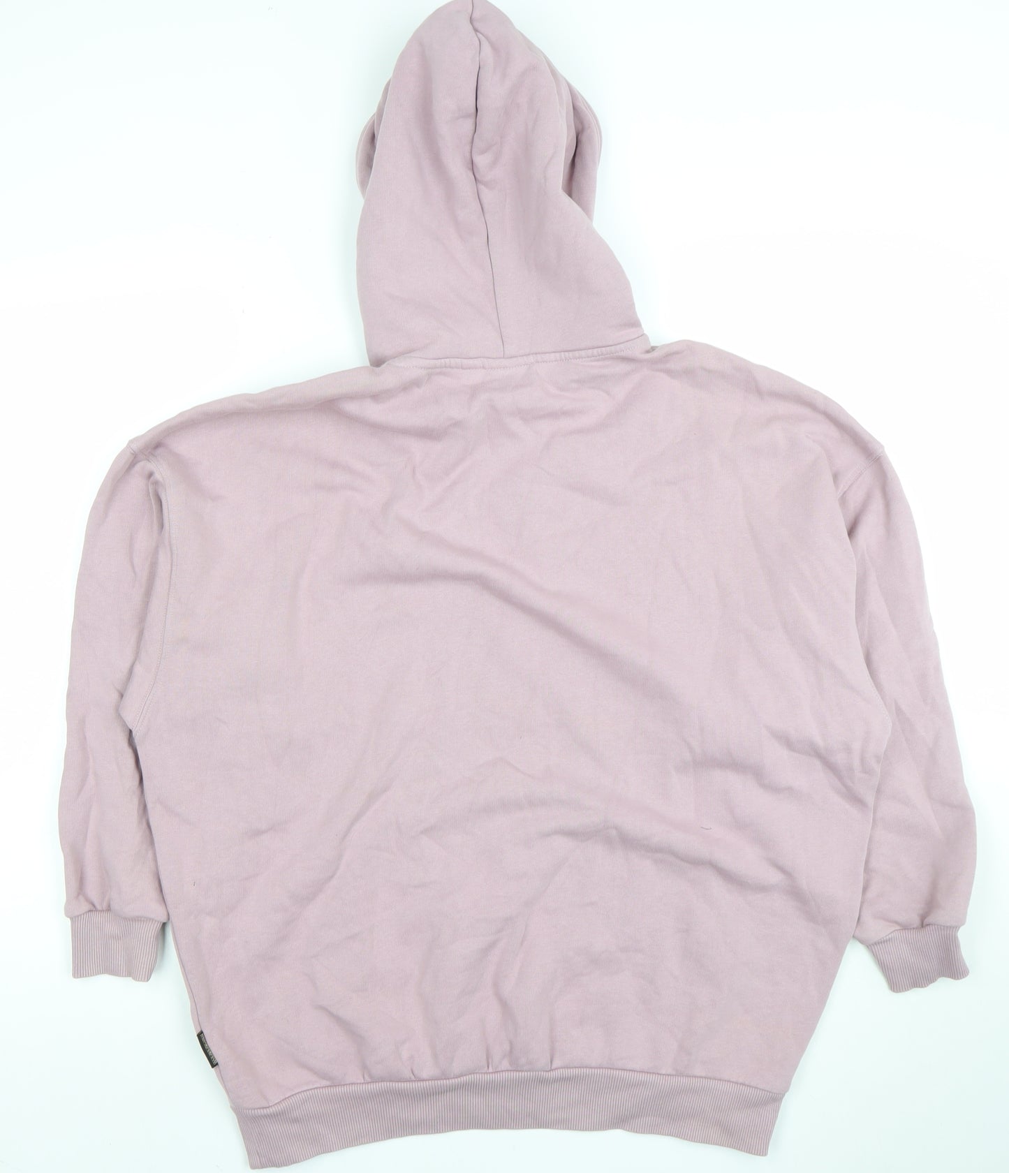 Napapijri Women's Pink Pullover Hoodie Cotton Blend Size S