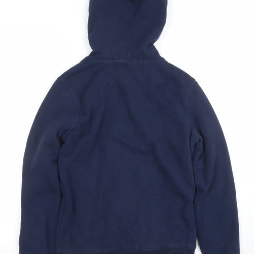 Tommy Hilfiger Women’s Navy Full Zip Hoodie Size Small Fleece Lined