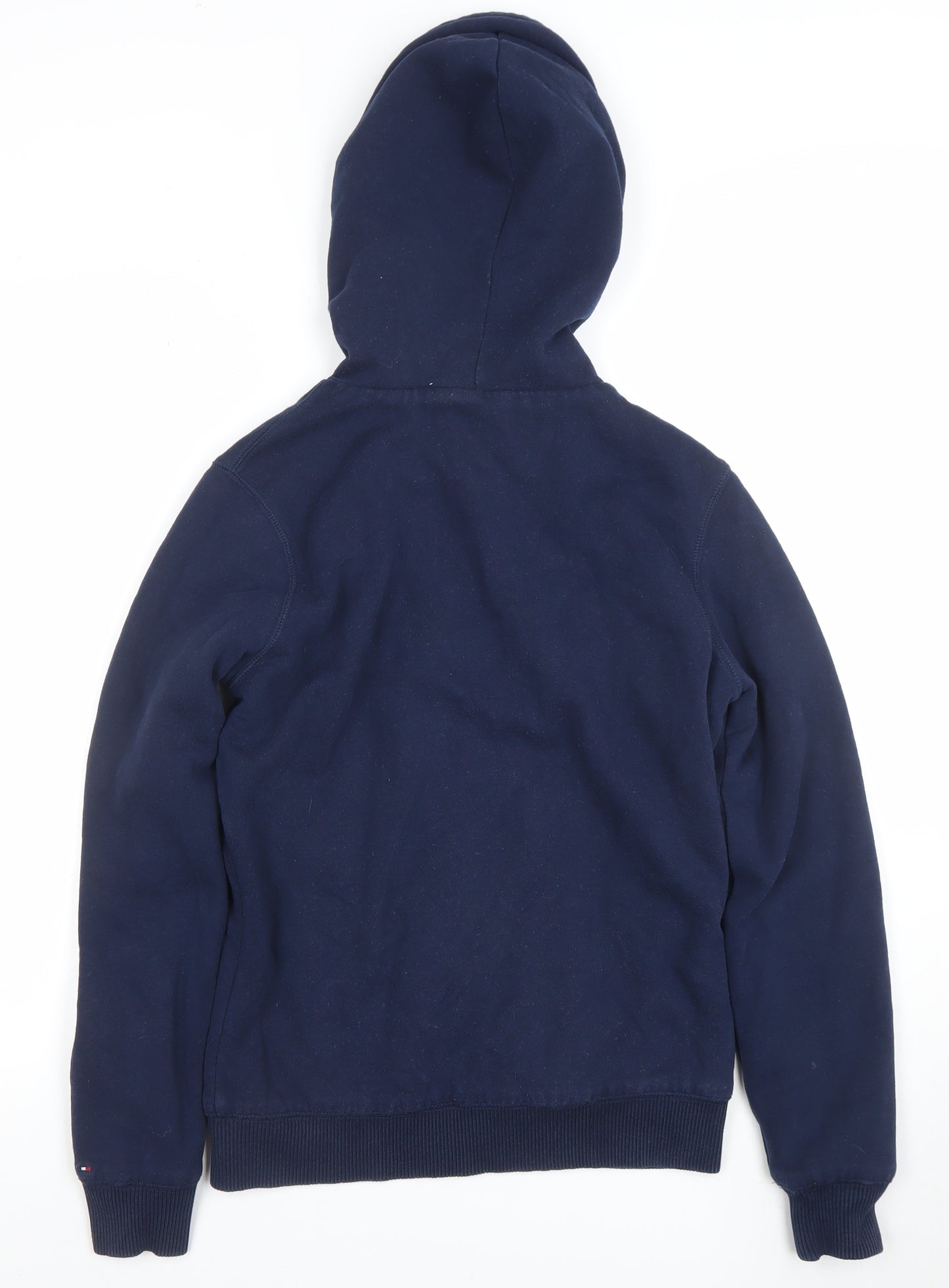 Tommy Hilfiger Women’s Navy Full Zip Hoodie Size Small Fleece Lined