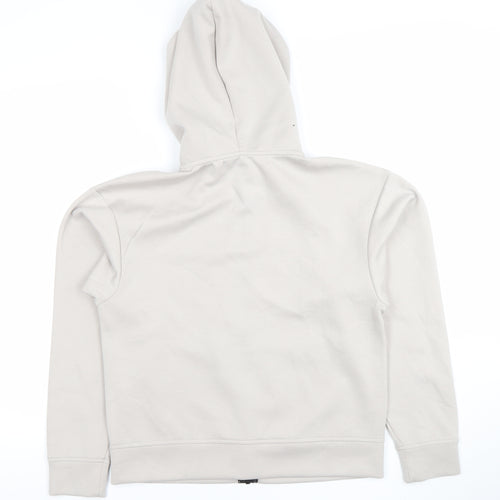 Edition Womens Beige Full Zip Hoodie XS Polyester Blend