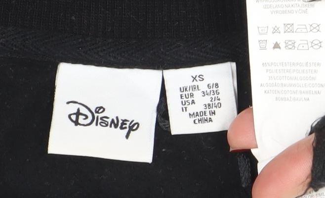 Disney Women Black XS Pullover Sweatshirt Original Buddies Graphic