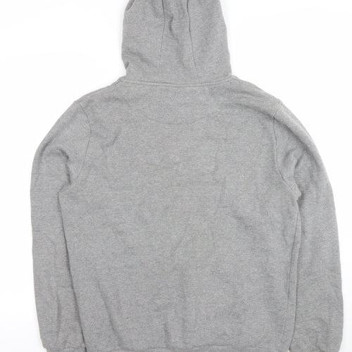 Space Jam Men's Grey Hoodie Medium Pullover Graphic Print Cotton Blend
