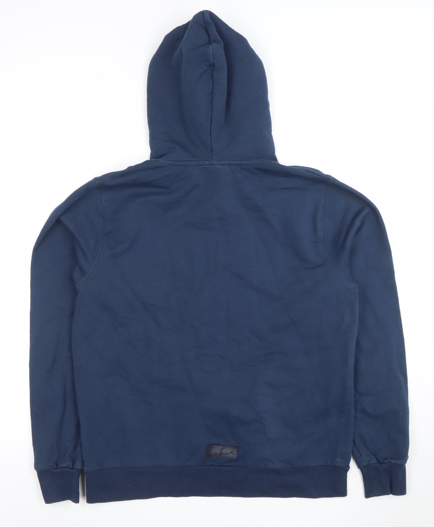 Armani Exchange Men’s Blue Pullover Hoodie Size M Logo Design