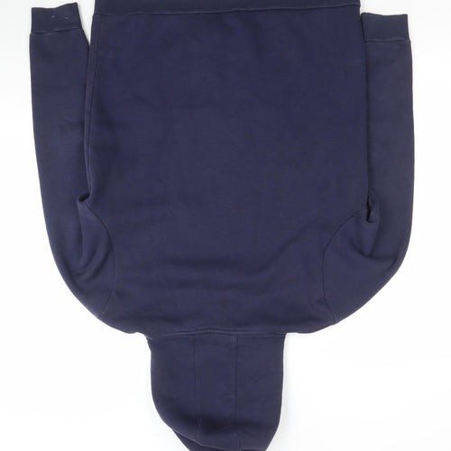 Pre London Men's Blue Pullover Hoodie M Embroidered Logo