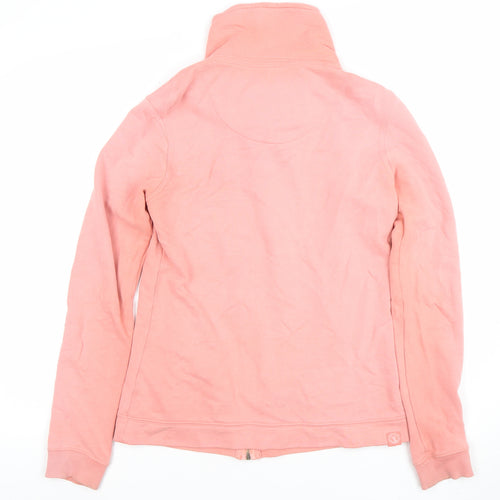 Fat Face Women Pink Size 8 Full Zip Hoodie Sweatshirt Cotton Blend