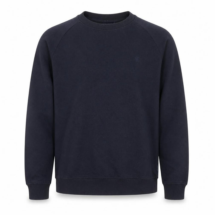 French Connection Men’s Black XL Crew Neck Cotton Sweatshirt