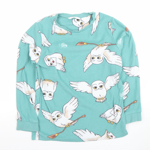 Marks and Spencer Girls Blue Harry Potter Hedwig Fleece Pyjama Top 9-10 Years