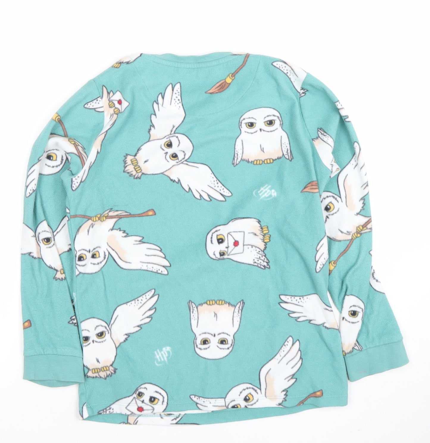 Marks and Spencer Girls Blue Harry Potter Hedwig Fleece Pyjama Top 9-10 Years