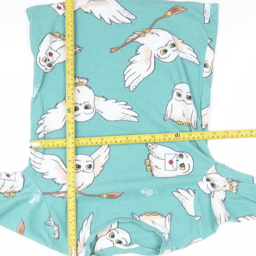 Marks and Spencer Girls Blue Harry Potter Hedwig Fleece Pyjama Top 9-10 Years