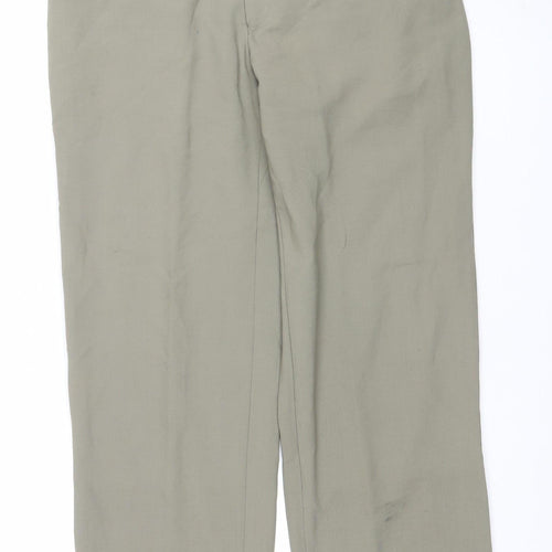 Marco Capelli Men's Beige Wool Blend Chino Trousers 32S