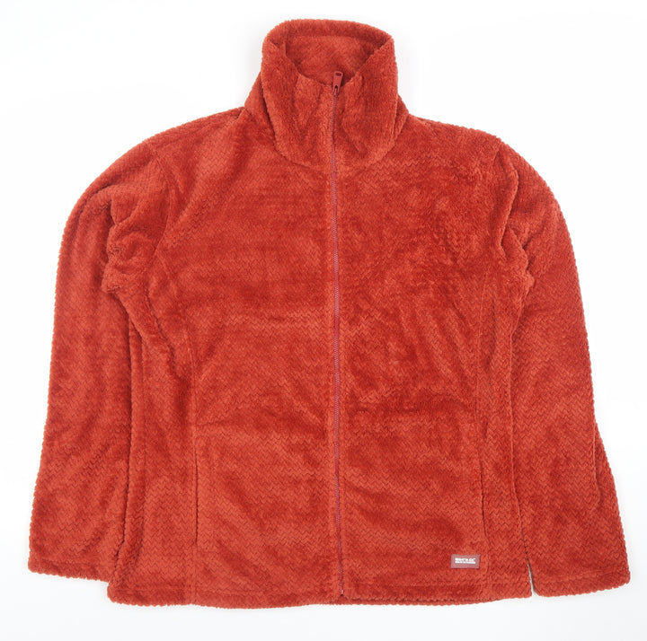 Regatta Women’s Brown Fleece Full Zip Jacket Size 16