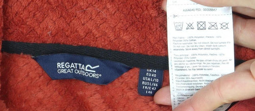 Regatta Women’s Brown Fleece Full Zip Jacket Size 16
