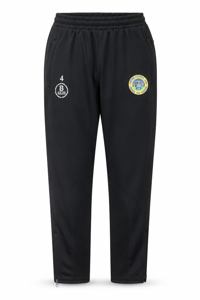 Balon Boys Black XL Football Track Pants 100% Polyester Zip Pockets