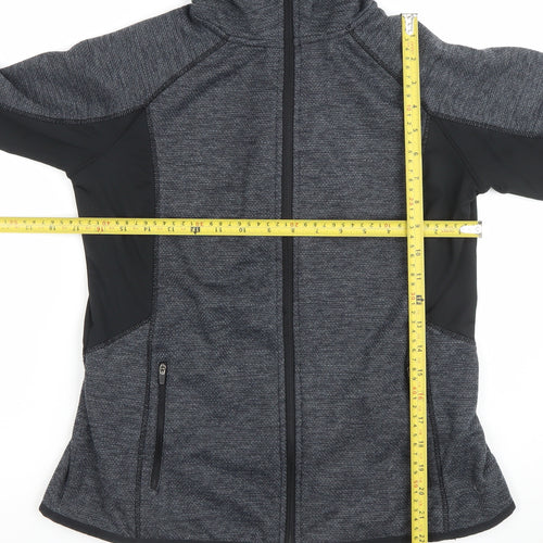 St. Bernard Women's Grey Softshell Hooded Jacket Size 14