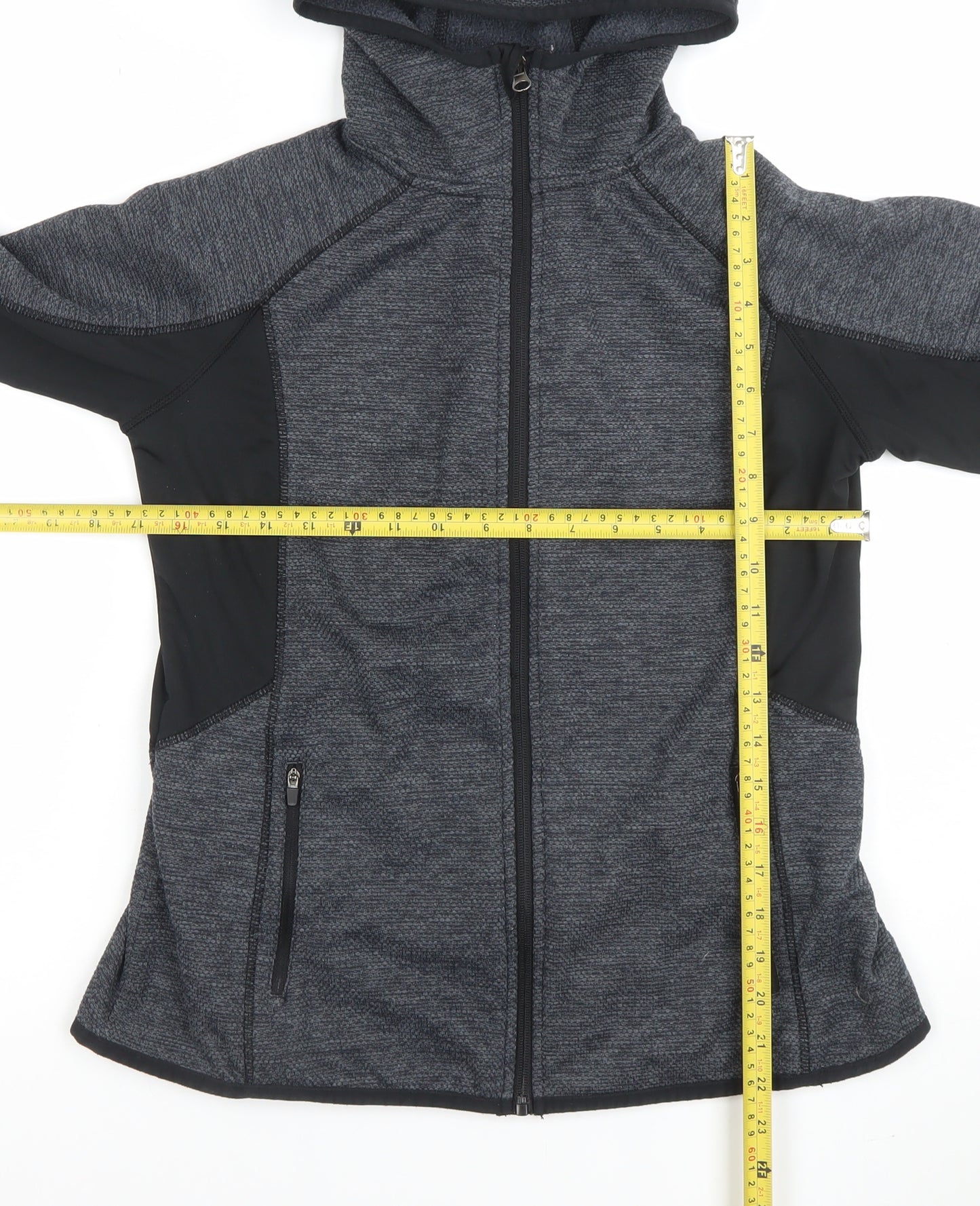 St. Bernard Women's Grey Softshell Hooded Jacket Size 14