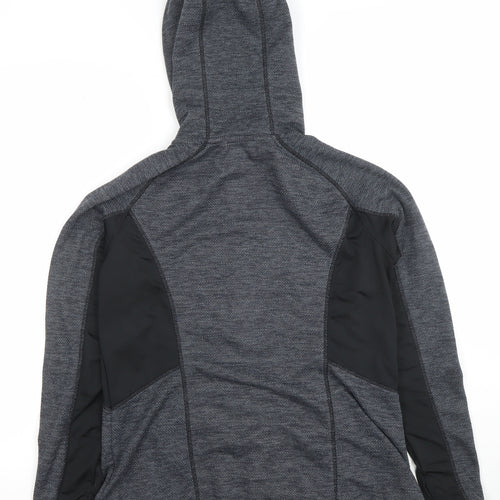 St. Bernard Women's Grey Softshell Hooded Jacket Size 14