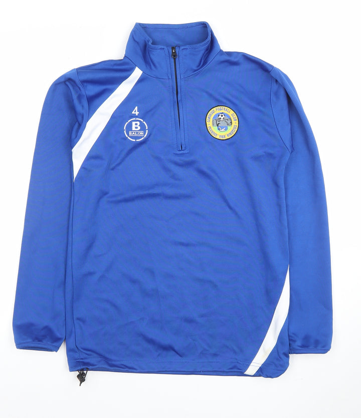 Balon Boys Blue XL 1/4 Zip Football Training Top