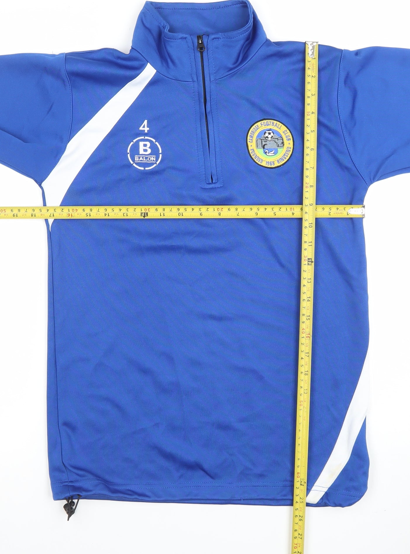 Balon Boys Blue XL 1/4 Zip Football Training Top