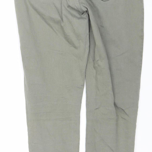 Marks and Spencer Womens Green Size 12 Skinny Stretch Jeans