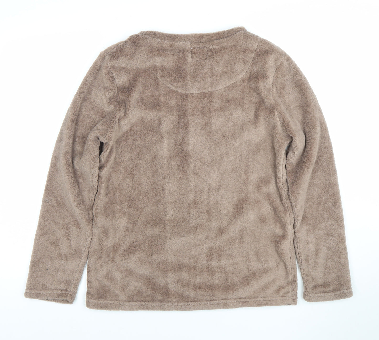 Disney The Lion King Women's Brown Fleece Long Sleeve Nightshirt Size 10-12