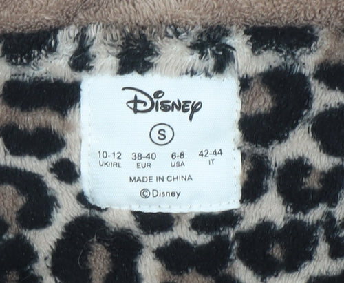 Disney The Lion King Women's Brown Fleece Long Sleeve Nightshirt Size 10-12