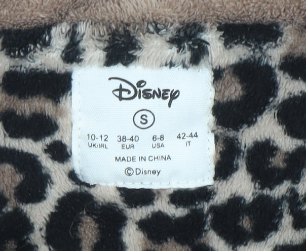 Disney The Lion King Women's Brown Fleece Long Sleeve Nightshirt Size 10-12